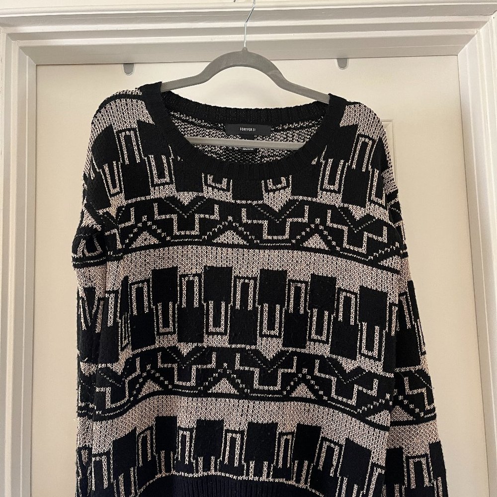 Black and Gold Sweater